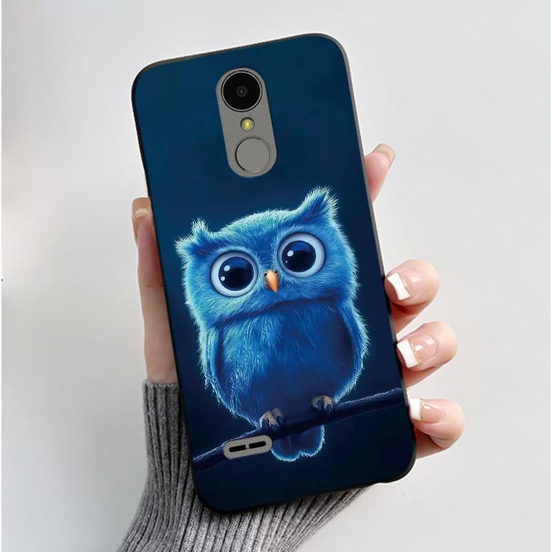 Casing For LG K4 2017 X230/LG K8 2017 X300 Slim Case Aesthetic Luxury Cute Cool Boys Girls Black Matte Soft Silicone Back Cover