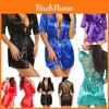 Elegant Women Lingerie Robe In Luxurious Satin Silk With Lace Trim Design