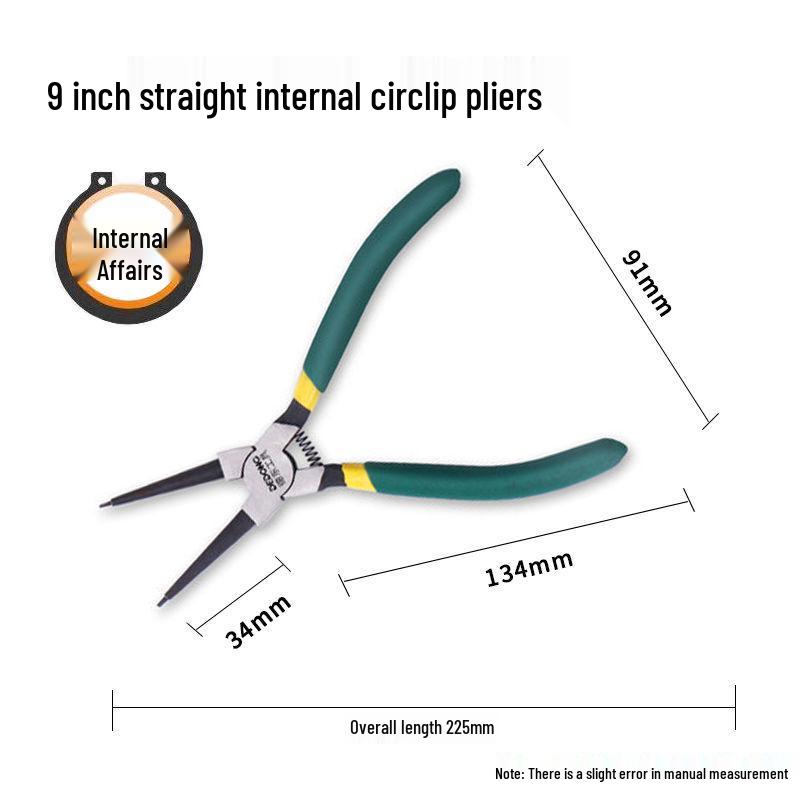 Industriequalität Innen-/Außen-Sprengringzangen-Set