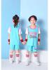 Children's Fake Two-Piece Basketball Uniform Set - Unisex Competition Jersey & Jump Rope for Sports Performance and Training.