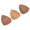 Wood Guitar Pick Holder Set 3 Pcs Wooden Guitar Picks and Storage Case for Performance