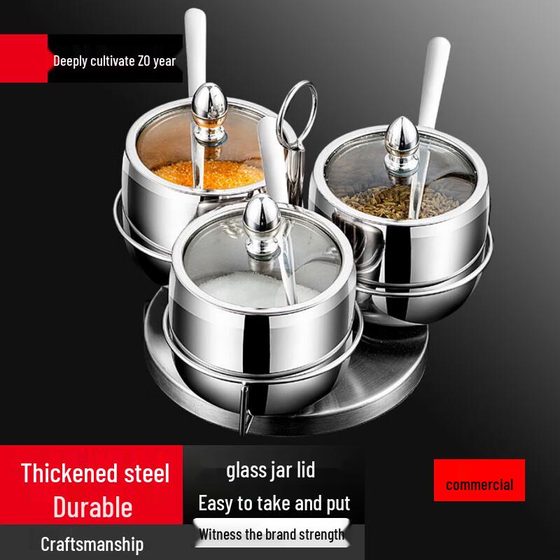 

Вращающийся 3-секционный дозатор для приправ