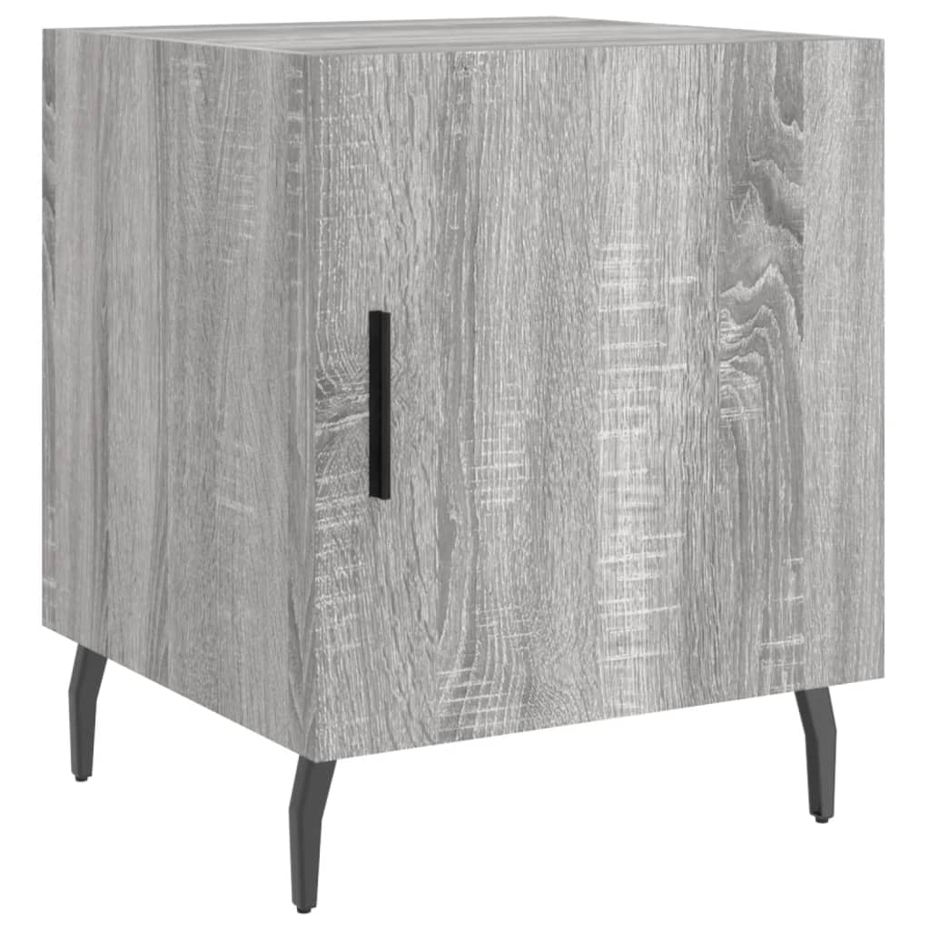 Nightstands 2 pcs Grey Sonoma 40 x 40 x 50 cm engineered wood