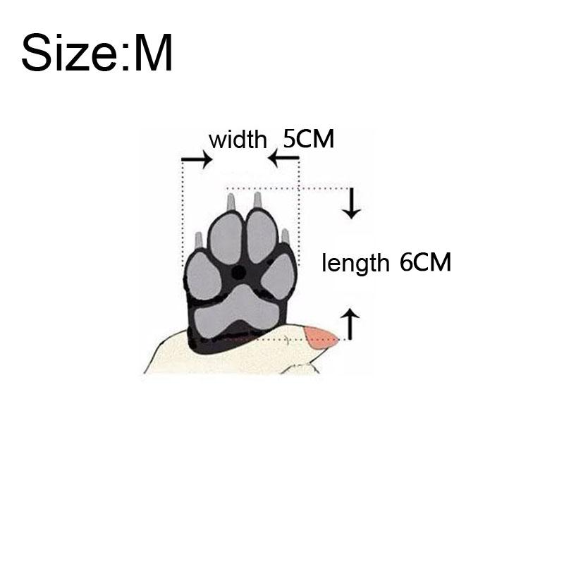 4Pcs Dog Shoes Paw Protector Breathable Waterproof Soft-Soled Pet Shoes Puppy Pet Booties Adjustable Dog Booties Suitable Indoor