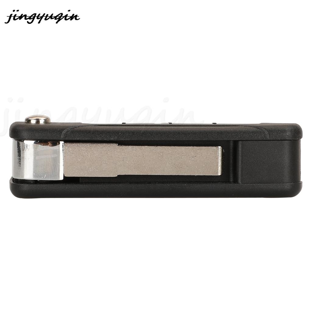 Jingyuqin 3/4 Buttons Remote Car Key Cover Flip Key For Jeep Renegade Compass Patriot Liberty Fob Sip22 Blade Auto Accessories