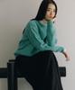 BLANKROOM Shaggy Dog Crew Neck_Marble Gemstone