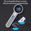 Practical Rechargeable Jewelry Magnifying Glass with High Power Lens and Light Functionality Handheld Loupe ABS Texture