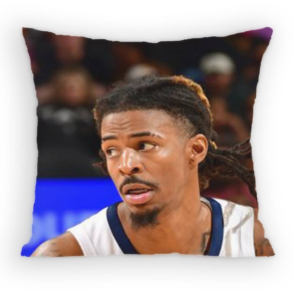 Basketball JJa MMorant  Pillow Case Sofa Living Room Bedroom Headboard Backrest Cushion Square Cushion Nap Time