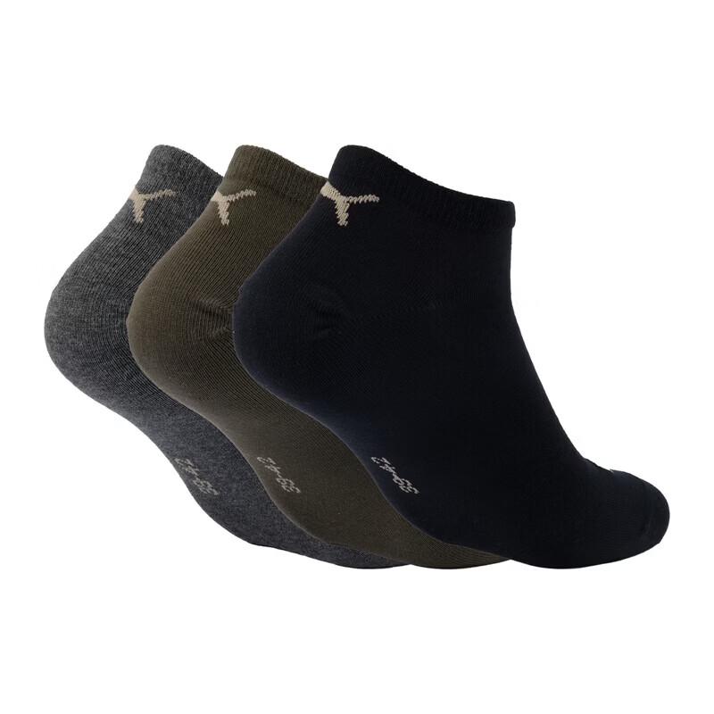 Puma Knitted Short Sports Socks 3-Pack EU 35-38 чёрный