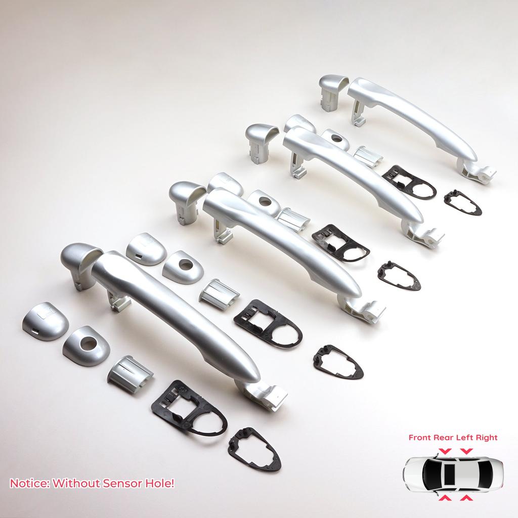 BDP1169-1 4 Stück Außentürgriff Chromfarbe 806B02596R für Renault Fluence Megane 3 Clio 4 Scenic 3 Captur 1