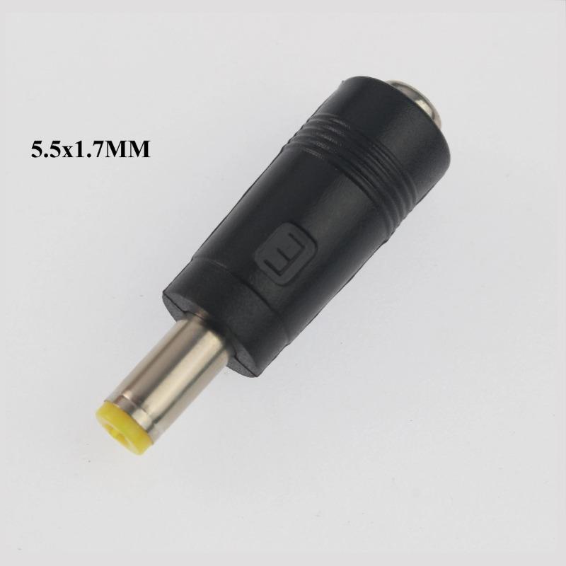 DC Plug Connectors Male To Female Connector 5.5x2.5MM 5.5x1.7MM 3.5x1.35MM 4.0x1.7MM 4.8x1.7MM 6.0x3.0MM DC Jacks For Laptops