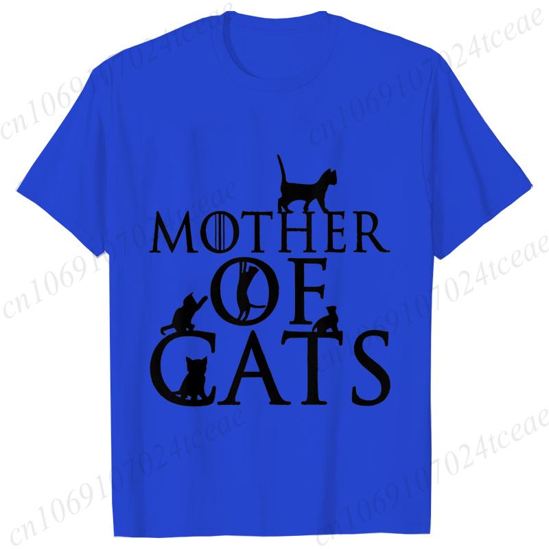 

Дизайн Мать Кошек Женская футболка Топы с коротким рукавом и круглым вырезом Женская футболка Модная женская футболка Топы Одежда Camisetas Mujer 4XL