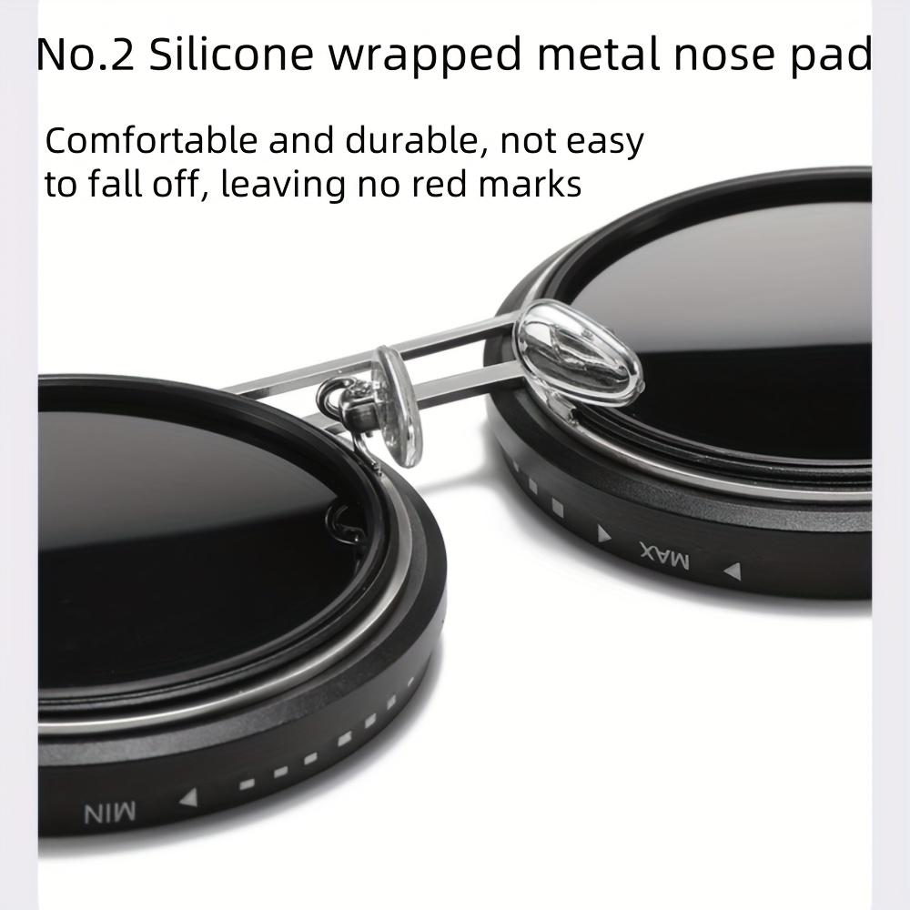 Latest metal round men's and women's UV resistant glasses with adjustable lenses suitable for outdoor wear and outdoor photography