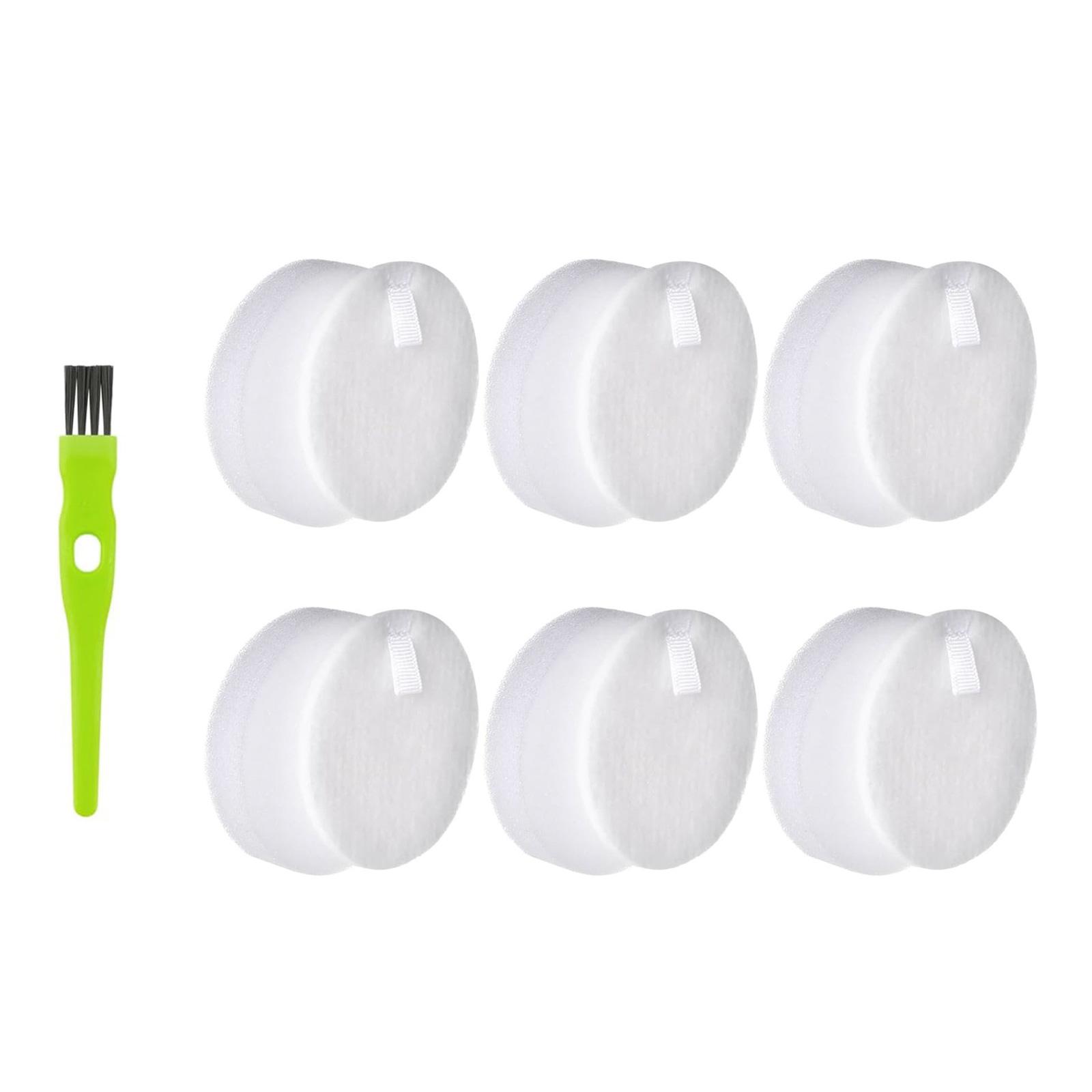 

6 штук Высокоэффективный губчатый фильтр Сменный фильтр Эффективный фильтр для очистки пыли Подходит для пылесоса для влажной и сухой уборки