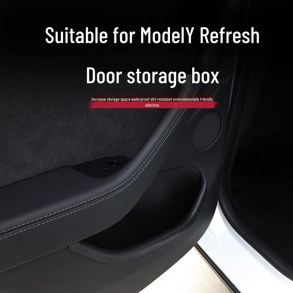 Tesla Model Y Refresh Door Storage & Groove Mats Interior Accessories