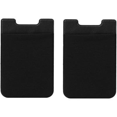 Stealodeal Unisex Adult Silicone Black Multipurpose Adhesive Phone Jacket Card And Earphone Mobile Holder Pouch For All