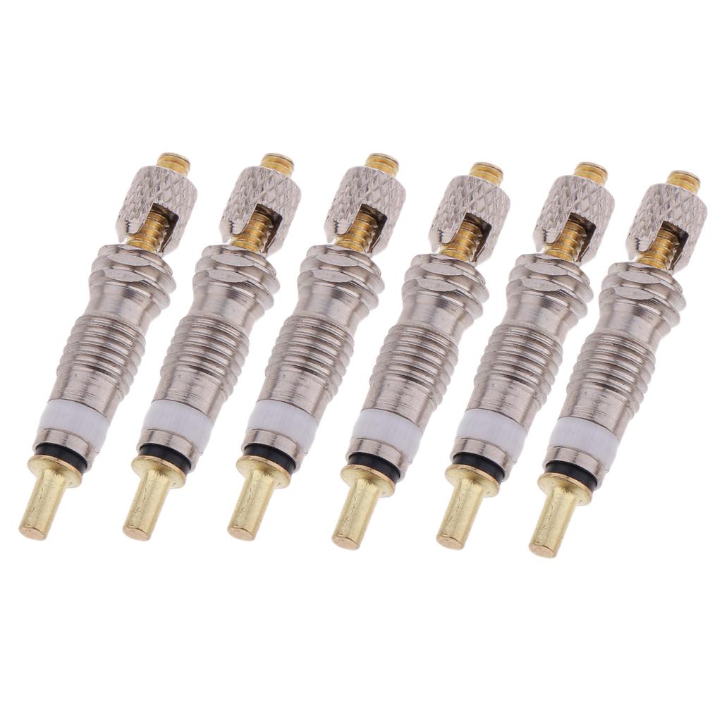 

6x Ниппель Presta Tubeless Французские Ниппели Компоненты Шины Аксессуары
