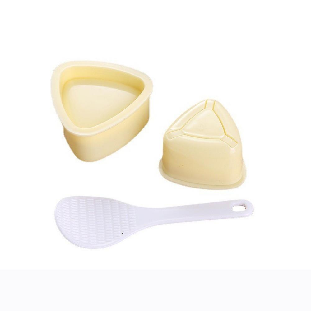 3Pcs/Set Triangular DIY Sushi Mold Plastic Rice Ball Mold Practical Baby Rice Molds Kitchen