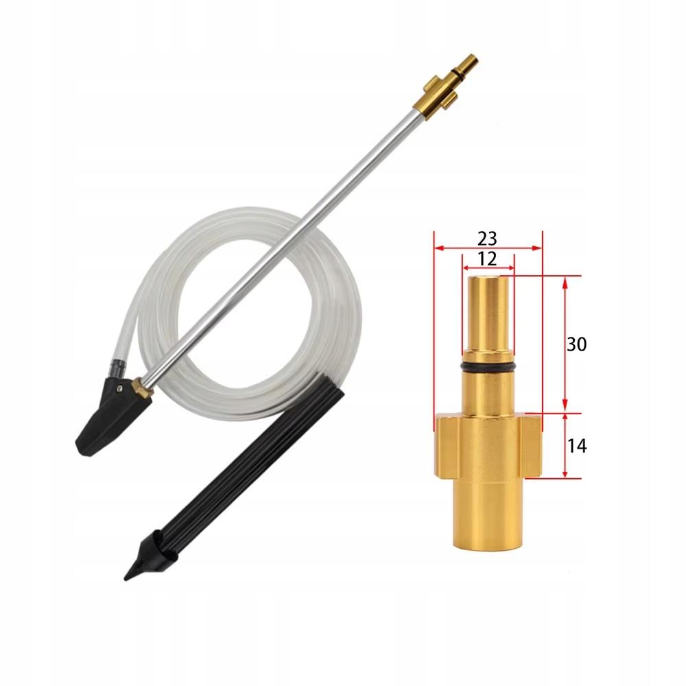 Rosfix Zestaw Do Piaskowania – Kompatybilny Z Myjkami Bosch/Macallister/AR/Michelin/Makita/Black&Decker | Wąż 3m | Dysza Ceramiczna 460mm