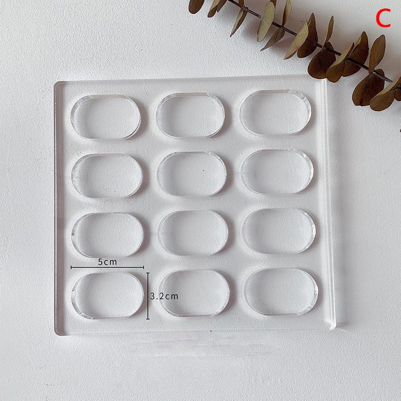 

1Pcs Clear Polycarbonate Dacquoise Cake Mold Oval Round Shaped Dakovaz Macaron Mould Cake Decorating Tool Bakeware