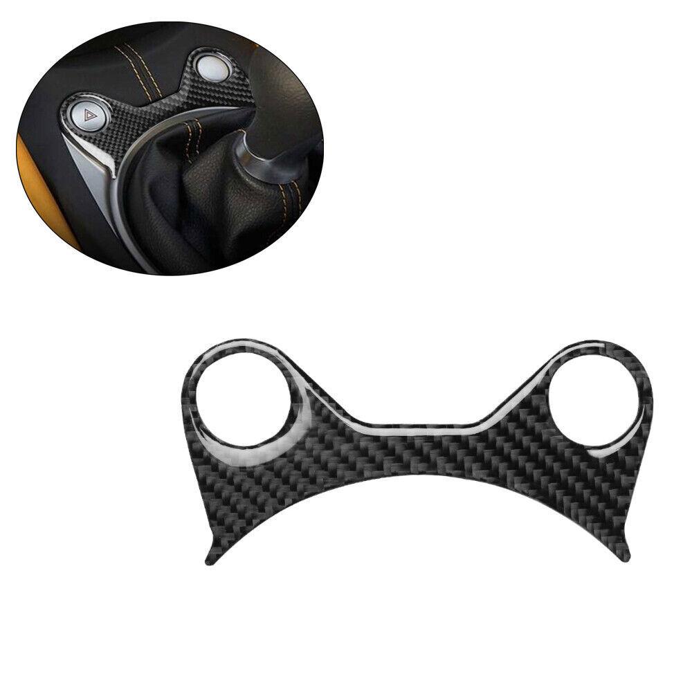 For 2009- Nissan 370Z Carbon Fiber Upper Gear Shift Panel Cover Trim Decor