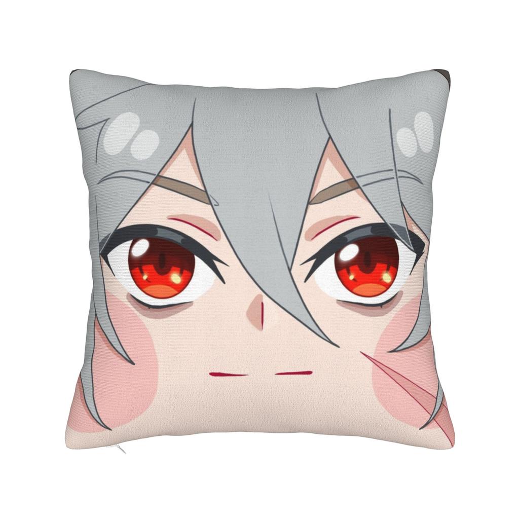 Genshin Impact Gorou Pillowcase Double-Sided Printing Polyester Cushion Cover Decorative Pillow Case Cover Chair Square 40*40Cm