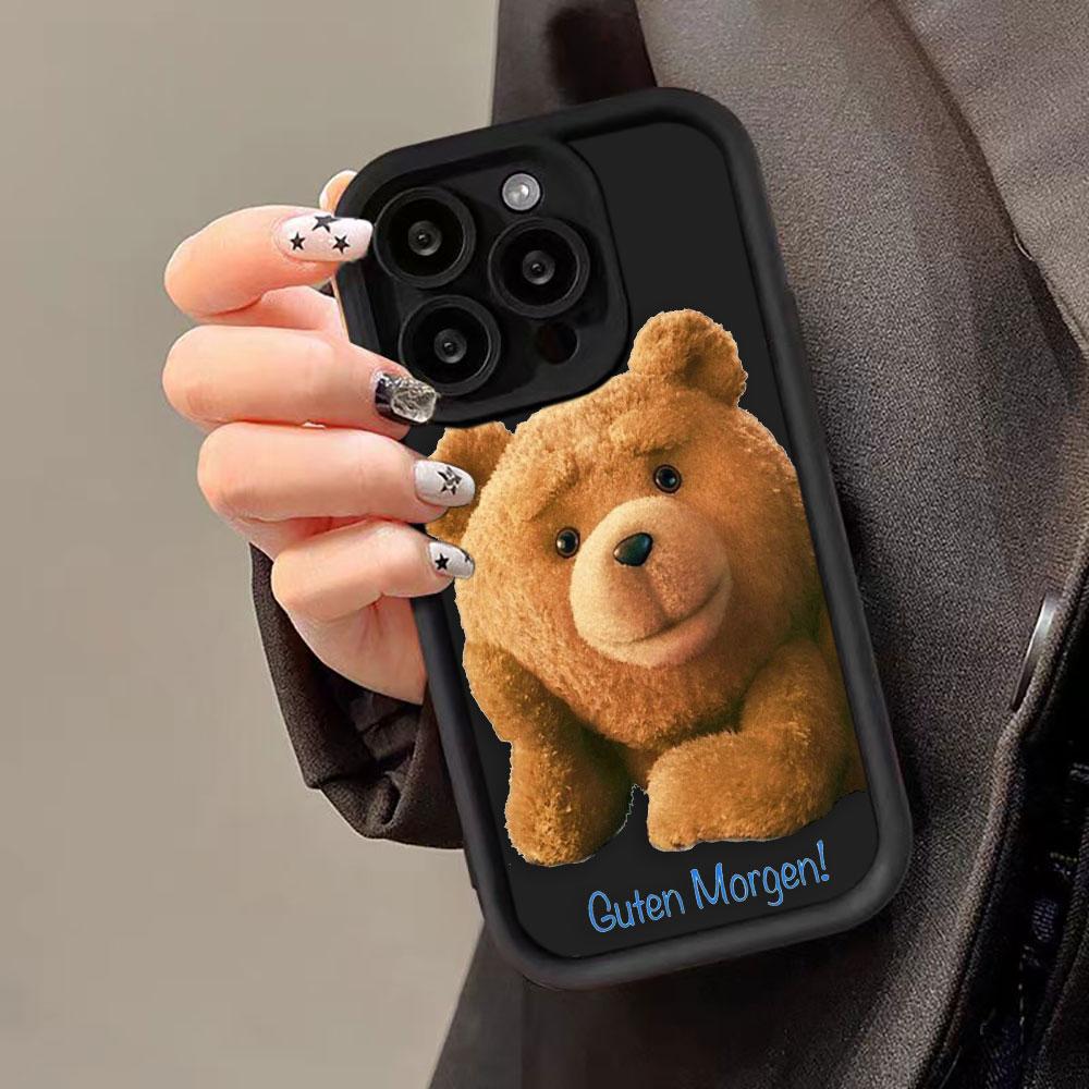 Cartoon T-Teddy Bear Cover Phone Case For Oneplus 11 10R 8T NORD CE 2 3 4 LITE ACE 2 3 Google PIXEL 7 8 7A 8A 9 Case Funda Capa