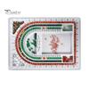 Non-slip Beading Board Bead Design DIY Jewelry Making Tray Flocked Organizer Tool for Necklace And Bracelet Beads Sorting Stringing Multi-groove