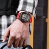 Richard Skeleton Barrel-Shaped Luminous Waterproof Men's Sports Watch