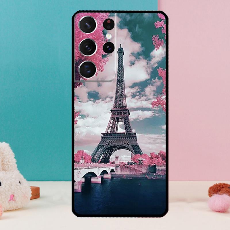 France Eiffel Tower In Paris Phone Case For Samsung Galaxy S25 S24 S23 S22 S21 Ultra S9 S10 S20 Plus S24 FE Funda Cover