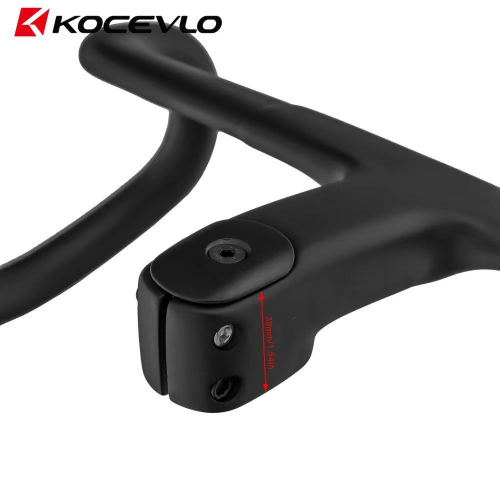 KOCEVLO K05 Full Carbon Gravel One-Piece Integrated Drop Bar with Internal Routing and Spacers