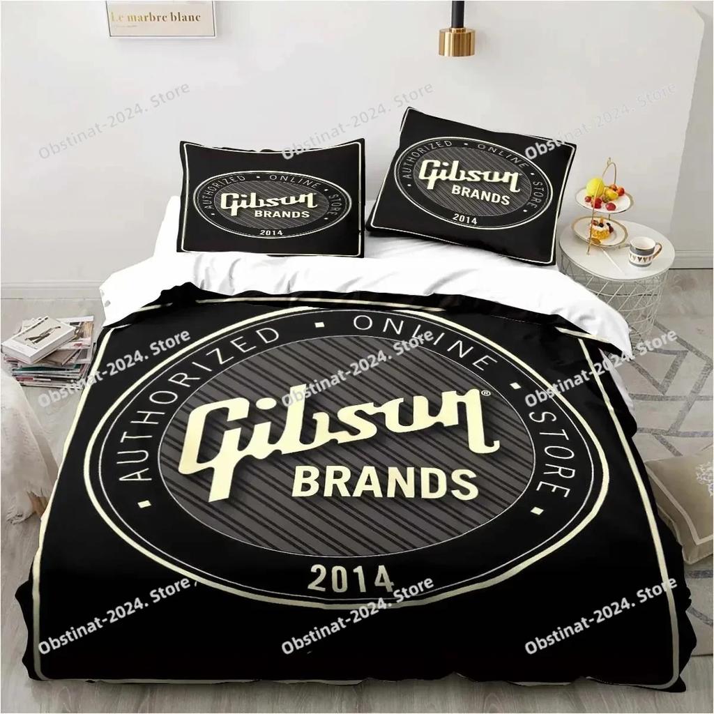 Fender Music Twin Bedding Guitar Set Bedding Set Print With Pillowcase Bed Duvet Cover Soft Single Double Queen Super King Size