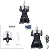 Vestido de Cosplay da Frankie Stein de Monster High Com Material Macio de Nylon Para Role Play de Anime
