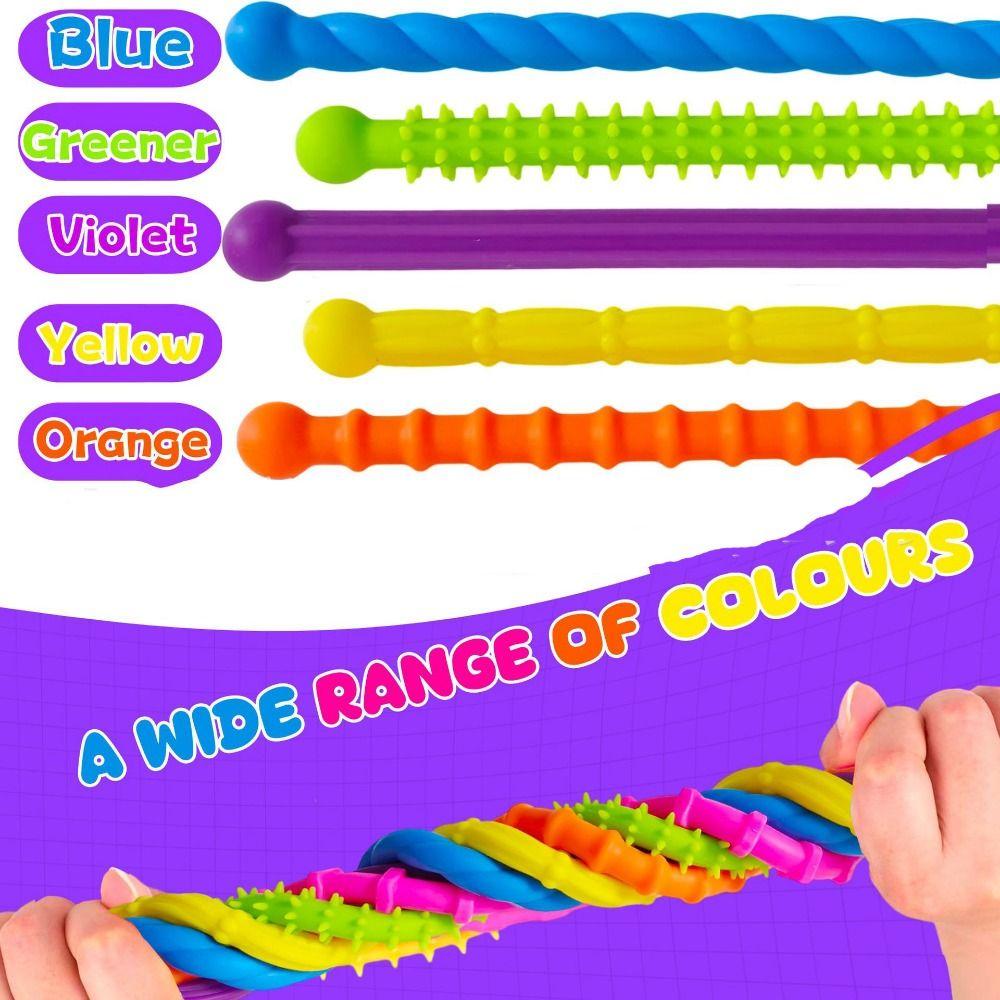 Enhancing Attention DIY Sensory Strip Toys Stretchable Sensory Wand Fun Toys Children