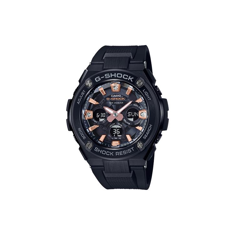 CASIO Men G-STEEL Series Black Watch GST-S310BDD-1A GST-S310BDD-1A Black Strap