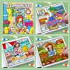 Fun Coloring Book 24 Page,  Girls Boy Leisure Diy Creative Entertainment Fantasy Illustrations Hand Drawn Art Drawing Book