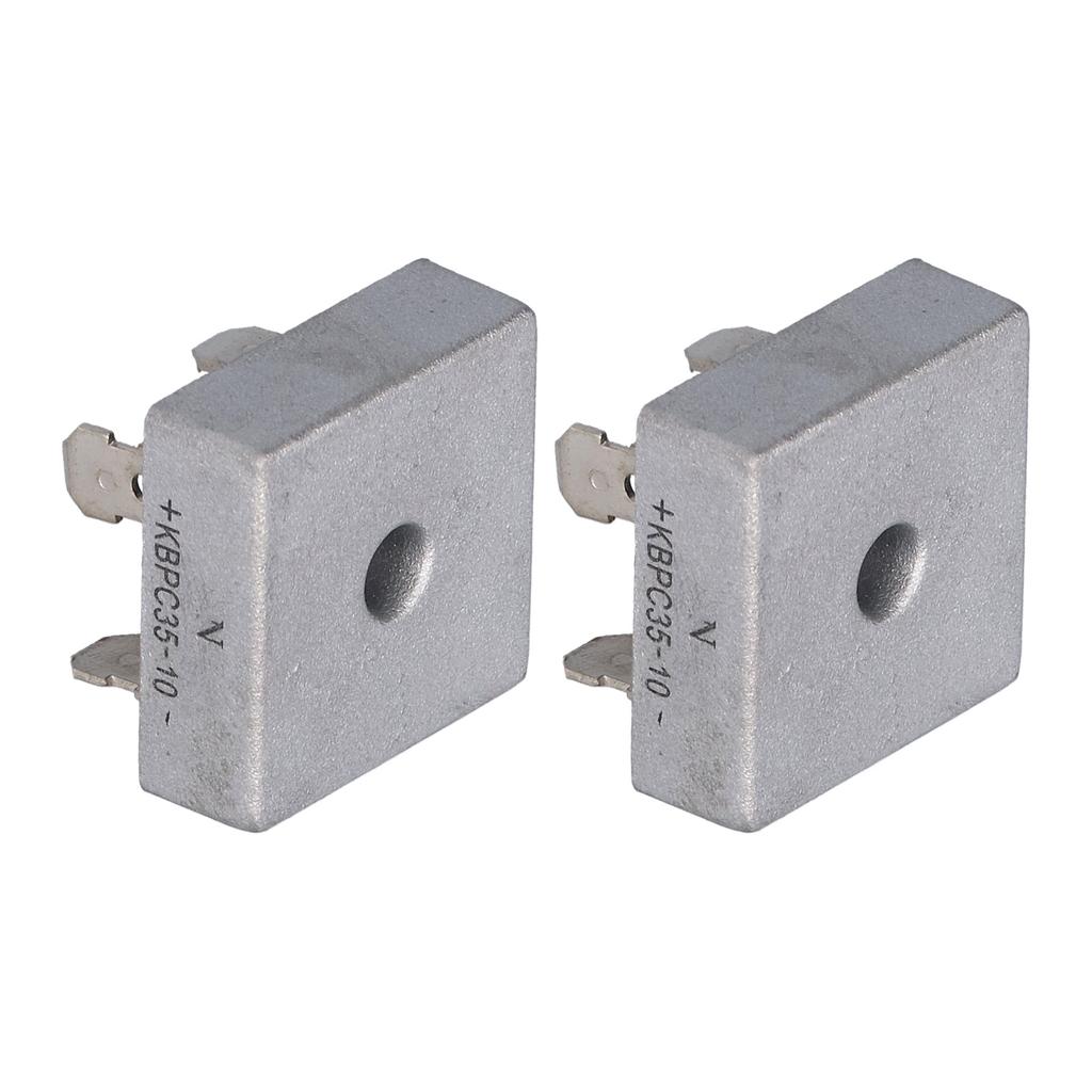 2Pcs Bridge Rectifier Diode 4 Terminal Accessory for Gasoline Generator KBPC3510