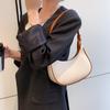 Yogodlns Trendy New Underarm Bag For Women PU Leather Shoulder Bag Vintage Dumpling Bag Designer Girls Portable Handbag Totes