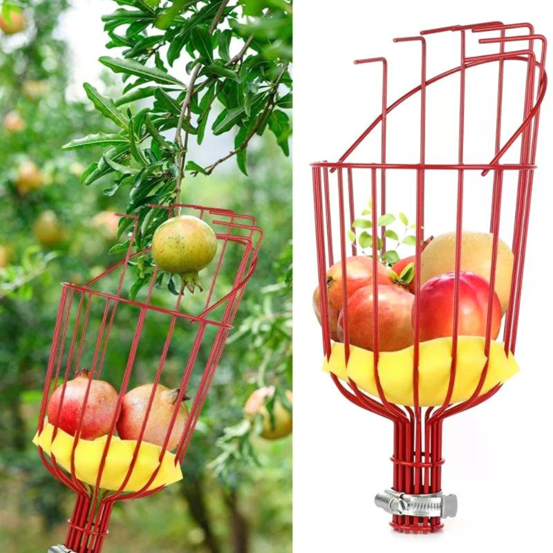1Pcs Deep Basket Fruit Picker Head Convenient Fruit Picker Catcher Peach Picking Farm Garden Picking Device Garden Tools