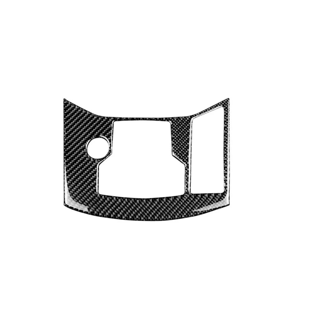 

For Mazda CX-5 CX5 2017 2018 Electronic Handbrake Knob Button Panel Cover Trim Sticker Carbon Fiber Interior Auto Assesories s
