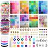 Colorful Cross-Border Polymer Clay Slice Beads Set for Children's DIY Jewelry & Bracelets