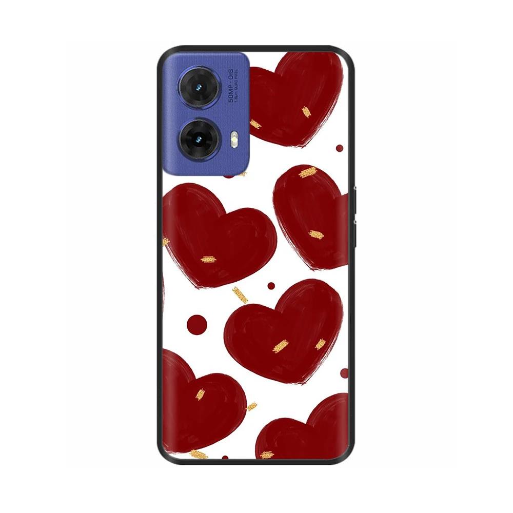 For Motorola Moto G85 Case Butterfly Soft Matte Silicone Back Cover For Moto G85 5G Cases MOTOG85 G 85 5G Funda Full Phone Coque