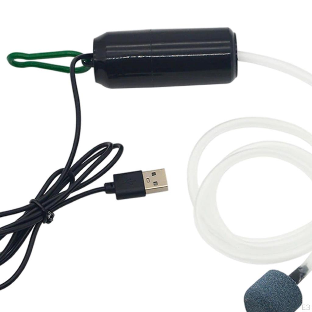 Air Pump USB Charging Mute Fishing 5 Tank Portable ator Saving with Buckle