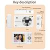 4K/30FPS Digital Camera 64MP Digital Video Camera 2.88 Inch Screen 18X Digital Zoom Built-in