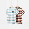 6-14 Years Kids Round Neck Striped T-shirt