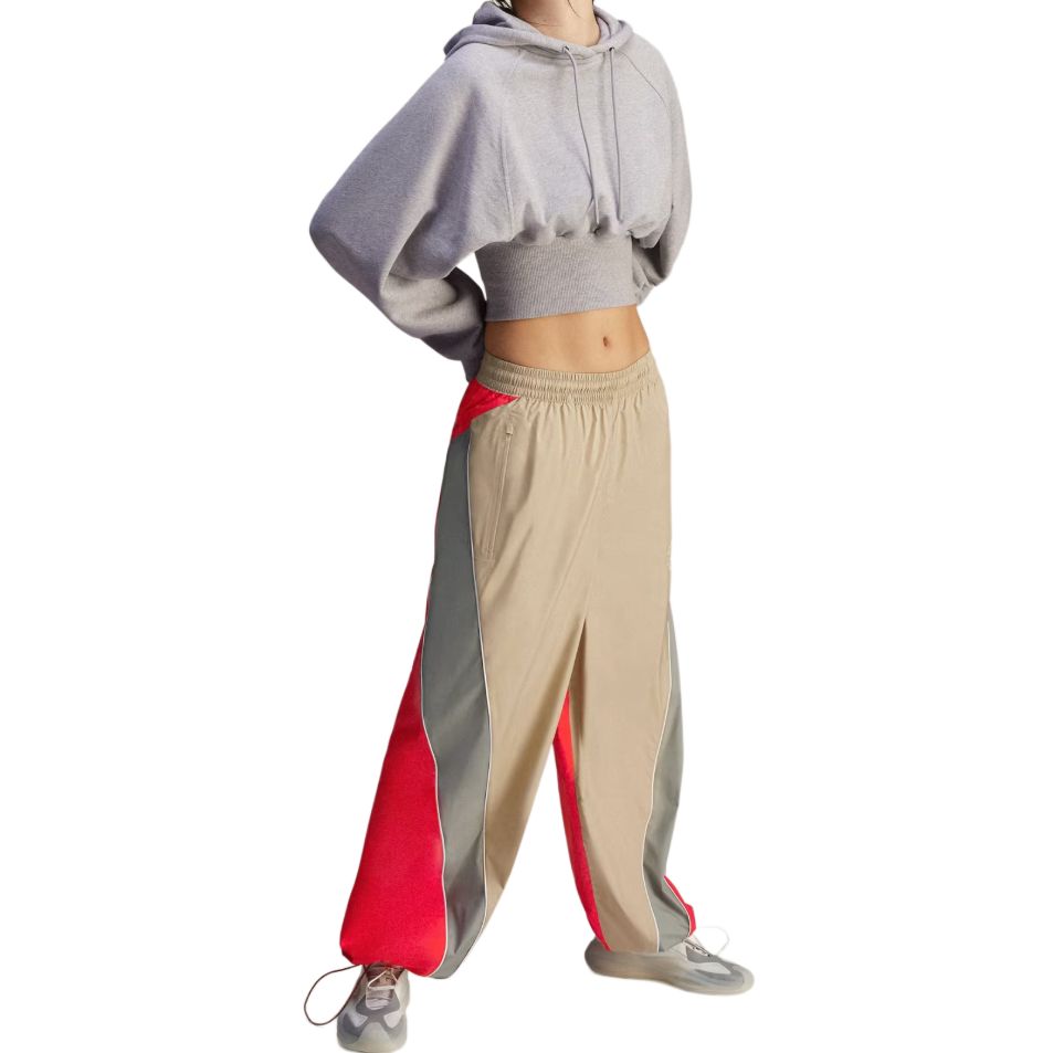 Adidas By Stella McCartney Cropped Hoodie Logo Print Women hoodies Gray JI5148