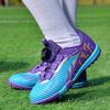 Kids Youth Soccer Cleats Football Shoes Non Slip Breathable Lightweight Training Athletic Shoes Boys Children Football Match Boots