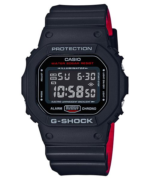 Casio G-SHOCK Men s Resin 200M Water Resistant Shock Resistant Alarm Quartz Watch DW-5600HR-1 чёрный