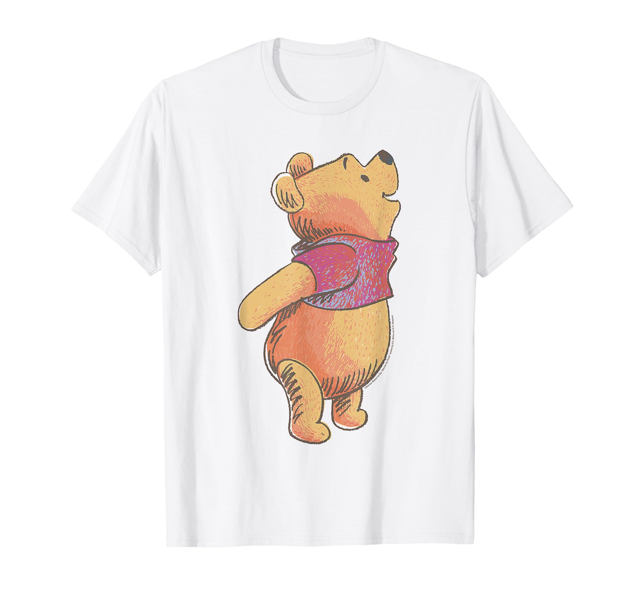 

Футболка Disney Винни Пух Радость Вверх Портрет белый