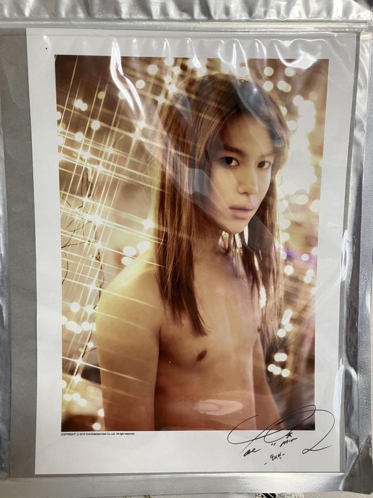 [USED] SHINee Taemin Large Photo Fan Rare